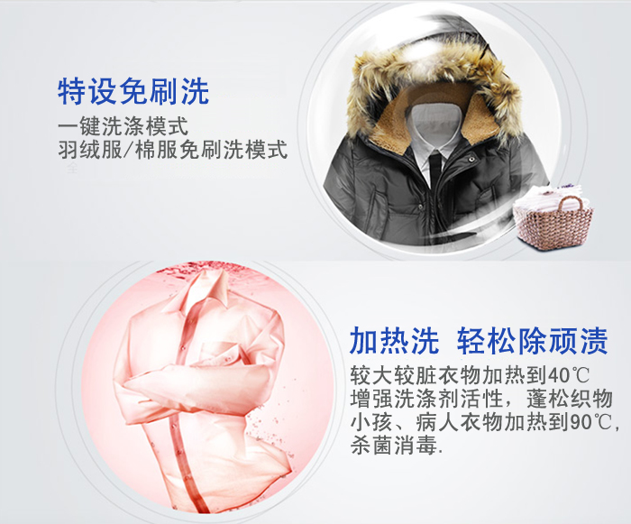 免刷洗型洗脱烘一体水洗机