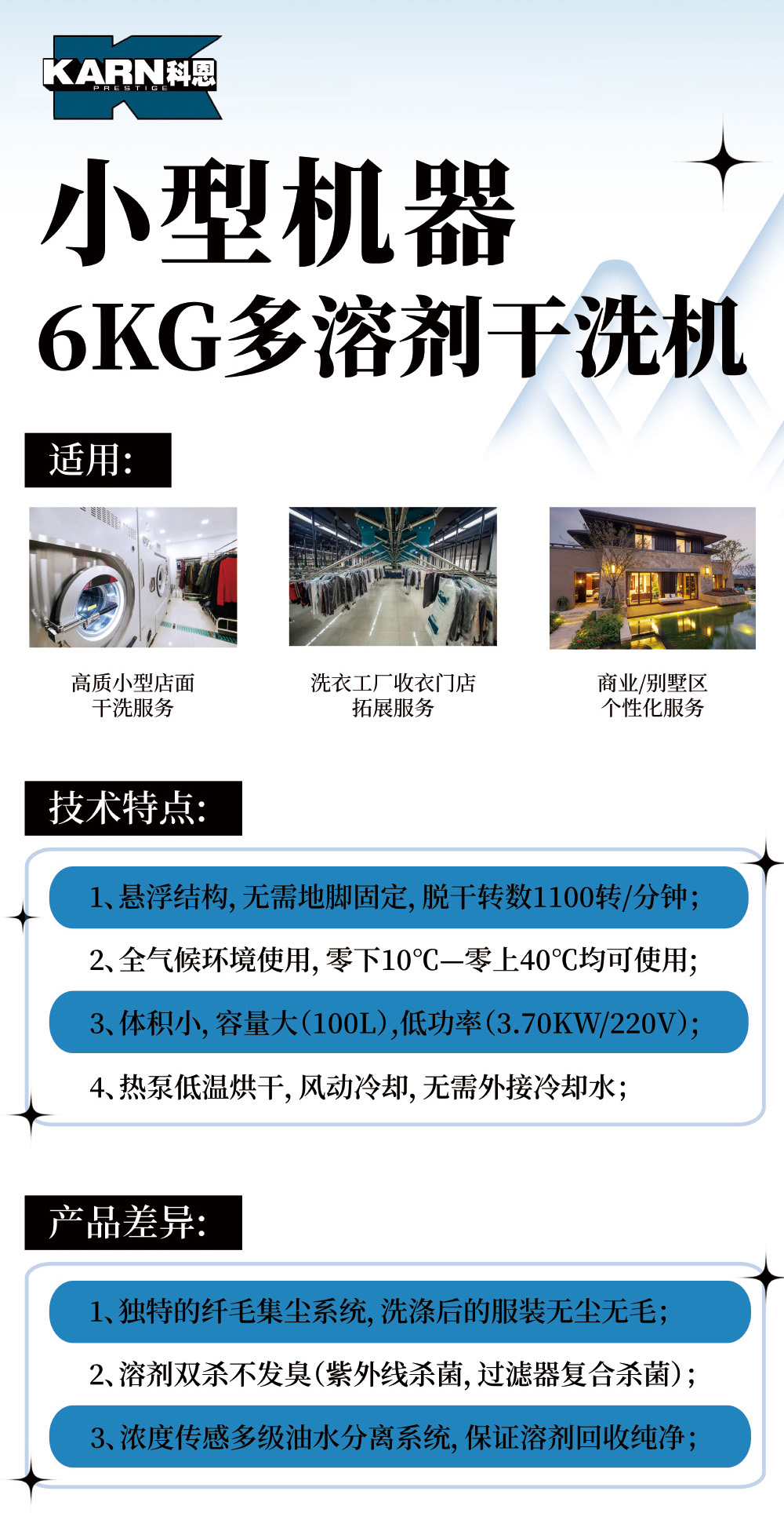 六公斤多溶剂干洗机（圭洁款）